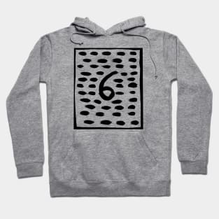 the number six Hoodie